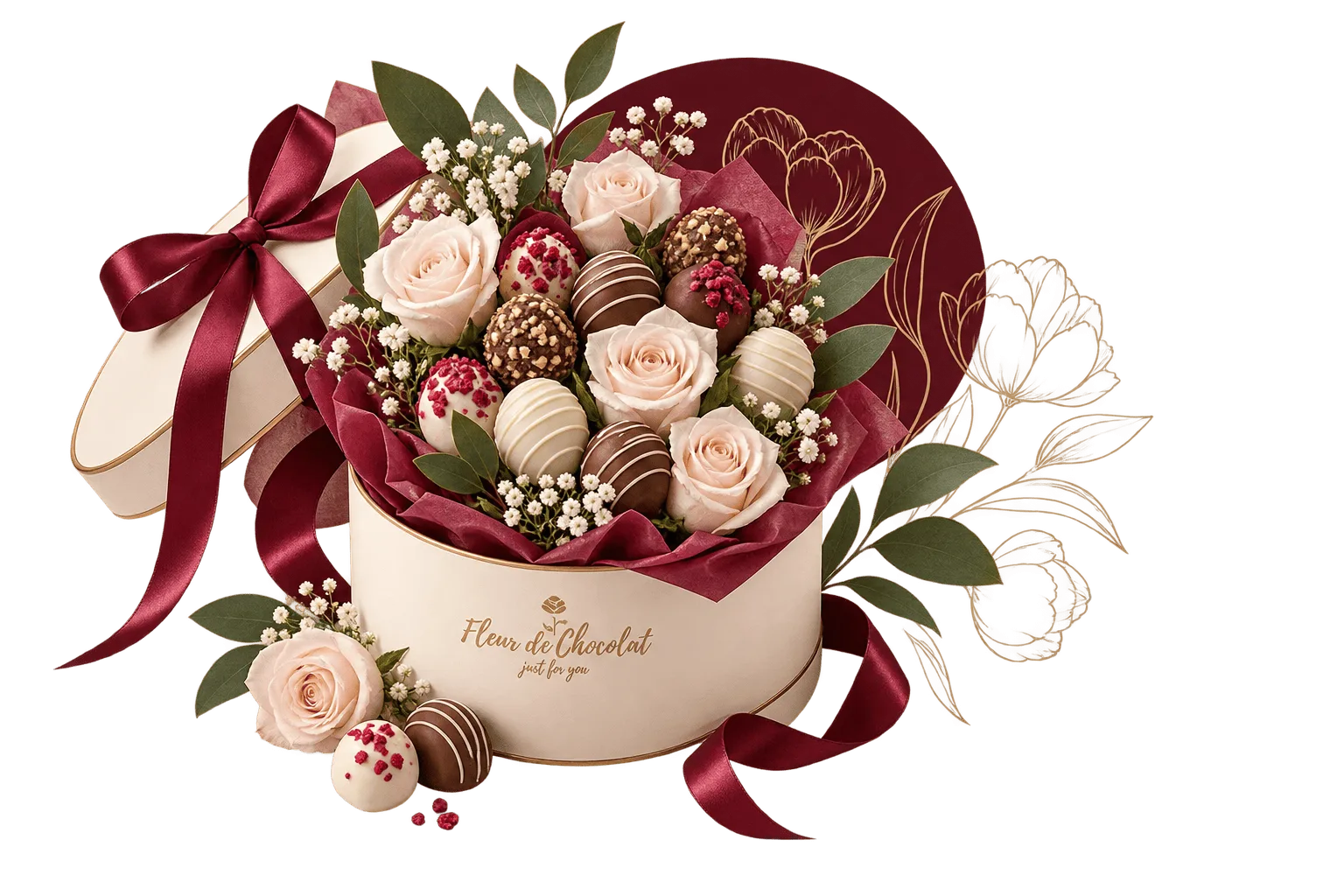 Fleur De Chocolat Blumenstrauß